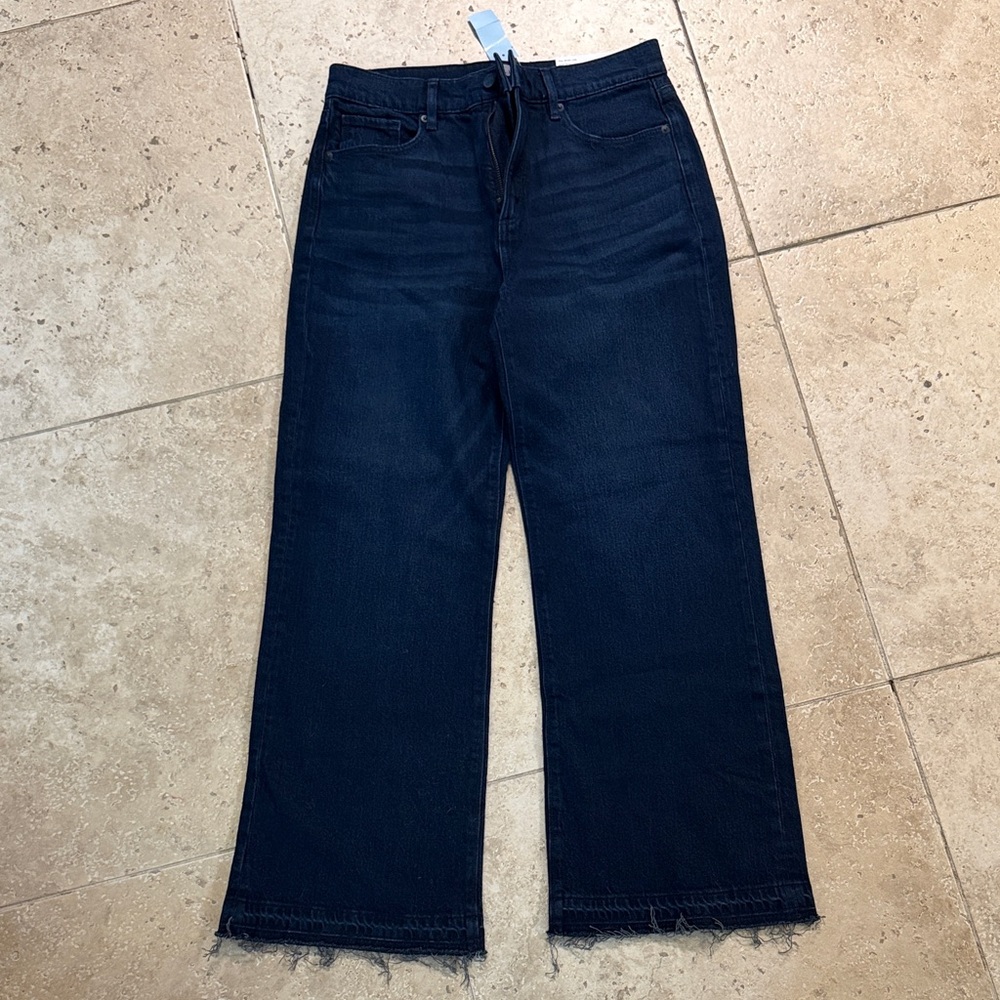 LOFT Dark Indigo Wide Leg Jeans
